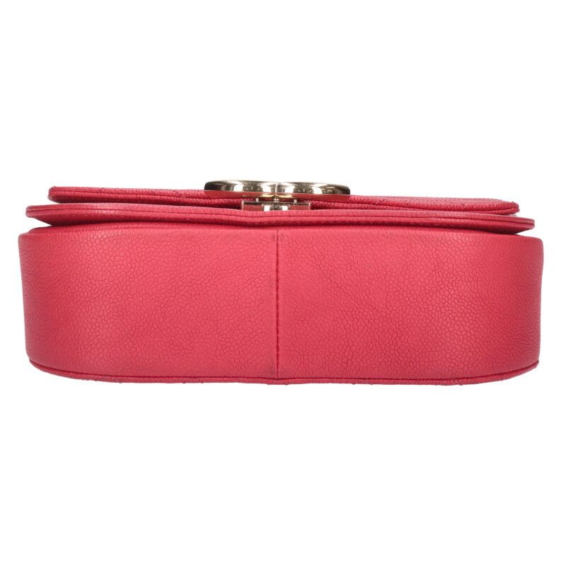 Chanel Half Coco Mark Caviar Skin Chain Shoulder Bag Women
