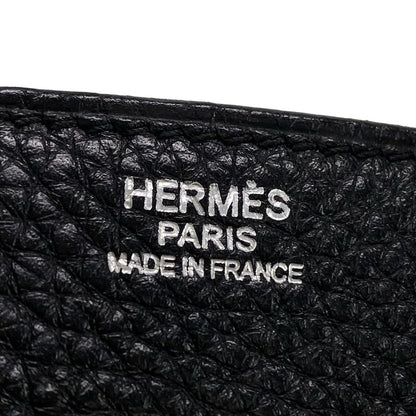 Hermes Handbag Birkin 30 Black Silver Hardware
