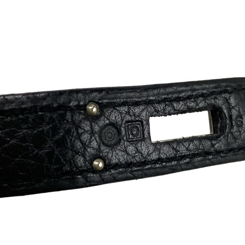 Hermes Handbag Birkin 30 Black Silver Hardware