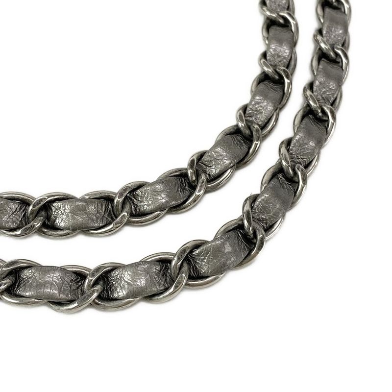 Chanel Shoulder Bag Single Flap Matelasse Chain Me A50599 Silver Chain Shoulder