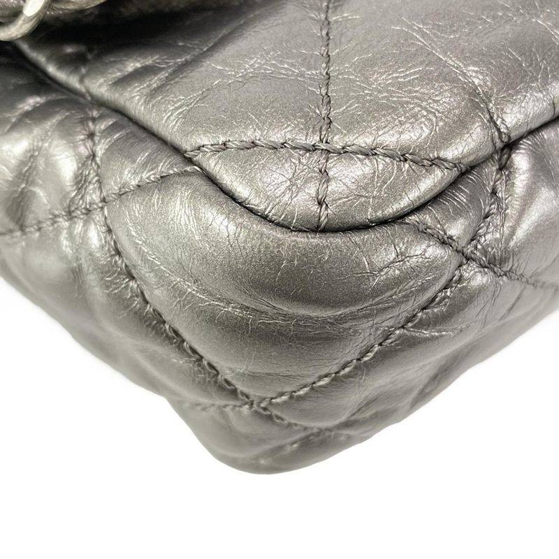 Chanel Shoulder Bag Single Flap Matelasse Chain Me A50599 Silver Chain Shoulder