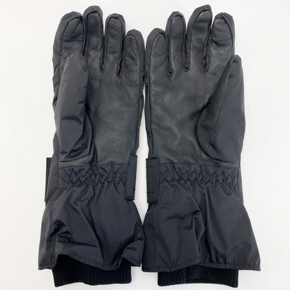 Fendi Embossed Ff Fendi Logo Gloves Black L Size Nylon