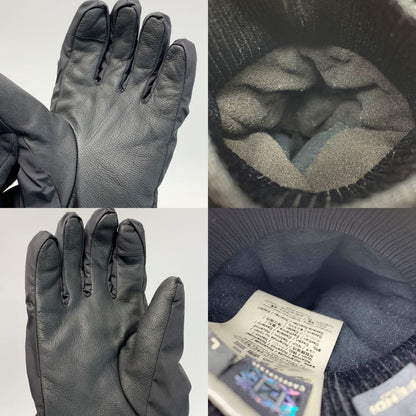 Fendi Embossed Ff Fendi Logo Gloves Black L Size Nylon