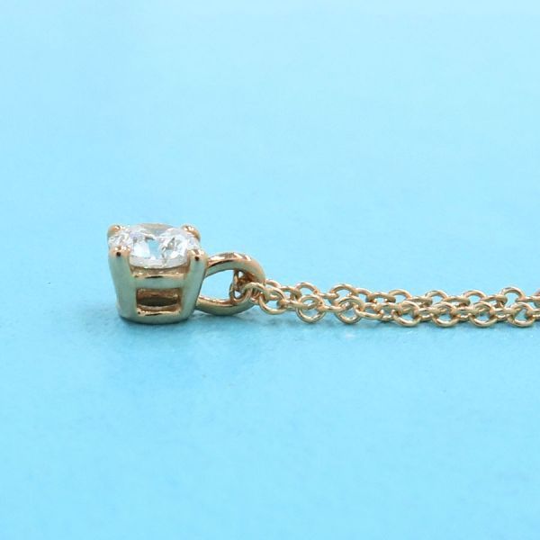 Tiffany & Co Solitaire Diamond Necklace D0.17 CT