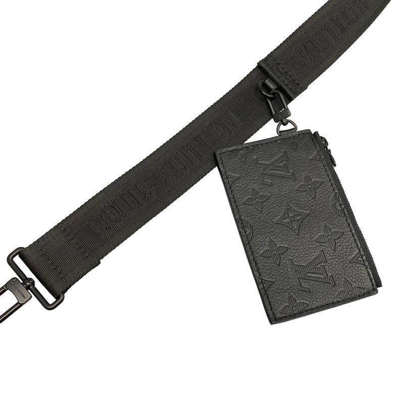 Louis Vuitton Monogram Shadow Gaston Wearable Wallet M81115 Noir Black Leather