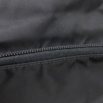 Prada Logo Plate Shoulder Bag Shoulder Crossbody Shoulder Bag Nylon Nero