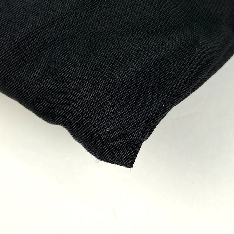 Prada Logo Plate Shoulder Bag Crossbody Mini Shoulder Bag Nylon Nero (Black)