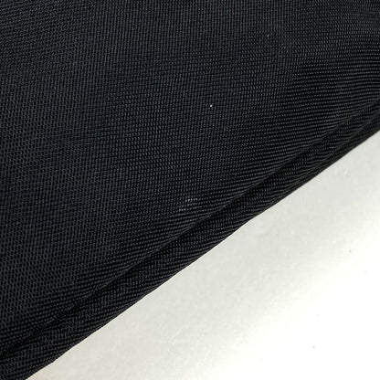 Prada Logo Plate Shoulder Bag Crossbody Mini Shoulder Bag Nylon Nero (Black)