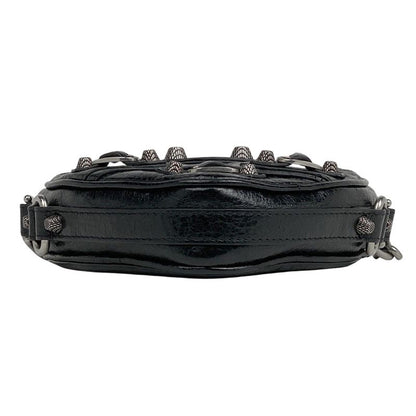 Balenciaga le Cagor Shoulder Bag Heart Shoulder Bag Leather Black 722781 Women