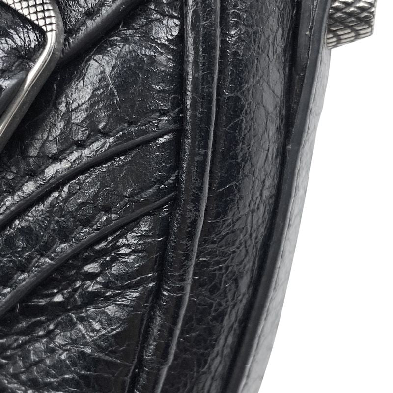 Balenciaga le Cagor Shoulder Bag Heart Shoulder Bag Leather Black 722781 Women