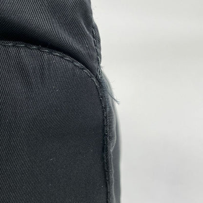 Prada Logo Plate Backpack Sac Rucksack Backpack Nylon Nero (Black) B2811 Women