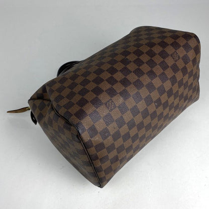 Louis Vuitton Speedy 30 Handbag Boston Commuter Shopping Handbag Damier Brown
