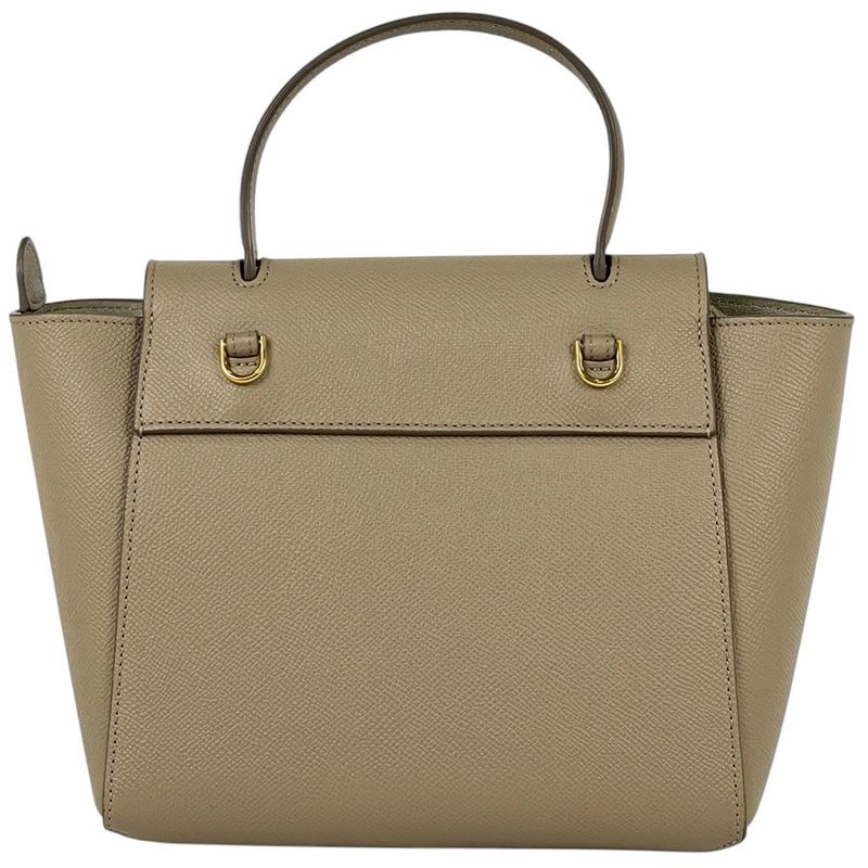 Celine Belt Bag Nano 2way Shoulder Bag Handbag Leather Beige Women