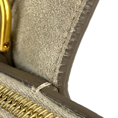 Celine Belt Bag Nano 2way Shoulder Bag Handbag Leather Beige Women