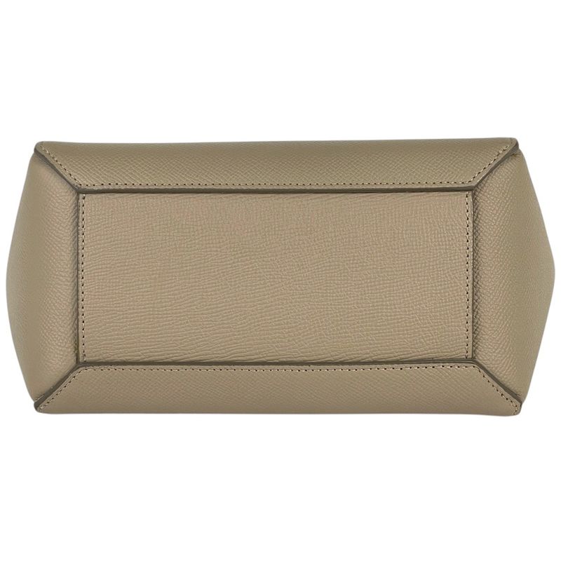 Celine Belt Bag Nano 2way Shoulder Bag Handbag Leather Beige Women