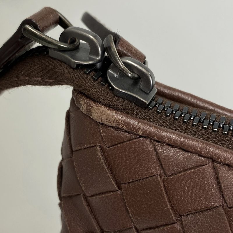 Bottega Veneta Veneta Intrecciato Tote Bag Shoulder Bag Tote Leather Brown Women