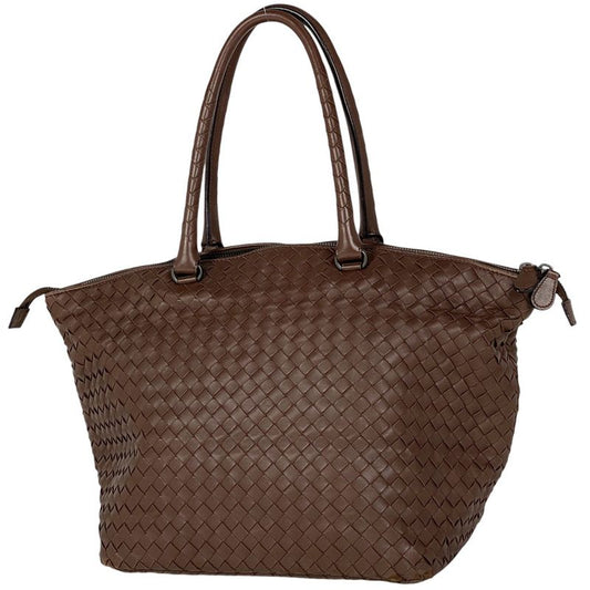 Bottega Veneta Veneta Intrecciato Tote Bag Shoulder Bag Tote Leather Brown Women