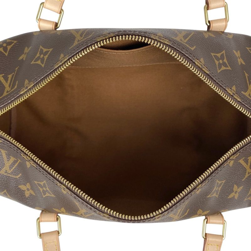 Louis Vuitton Papillon Barrel Bag Tube Shape Shoulder Handbag Monogram Brown