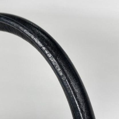 Celine Macadam Pattern Handbag Coated Canvas Black Women