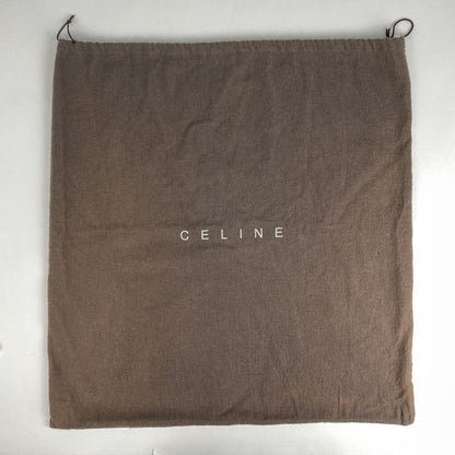 Celine Paris Macadam Tote Bag Shoulder Bag Tote Bag Denim Blue Brown Women's