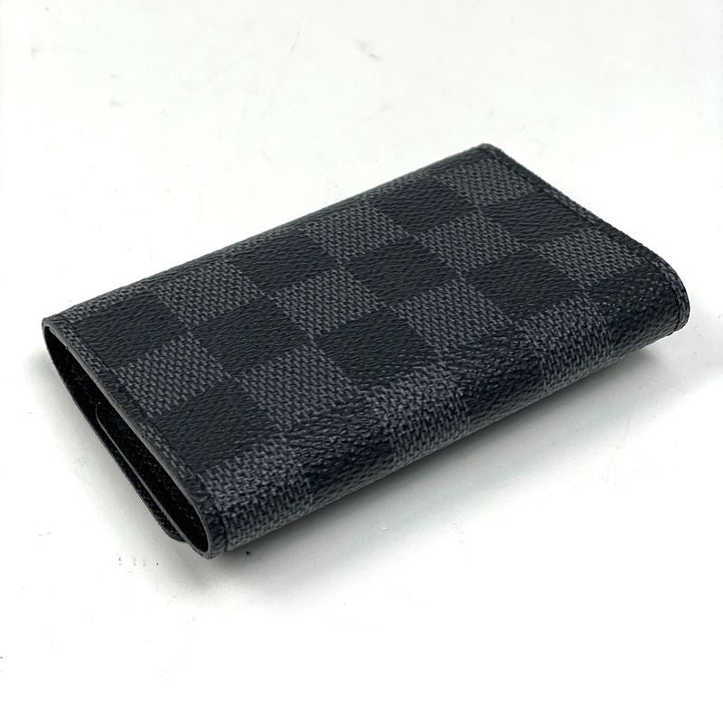 Louis Vuitton Multicles 6 Key Holder Key Case Damier Graphite Black N62662 Men's