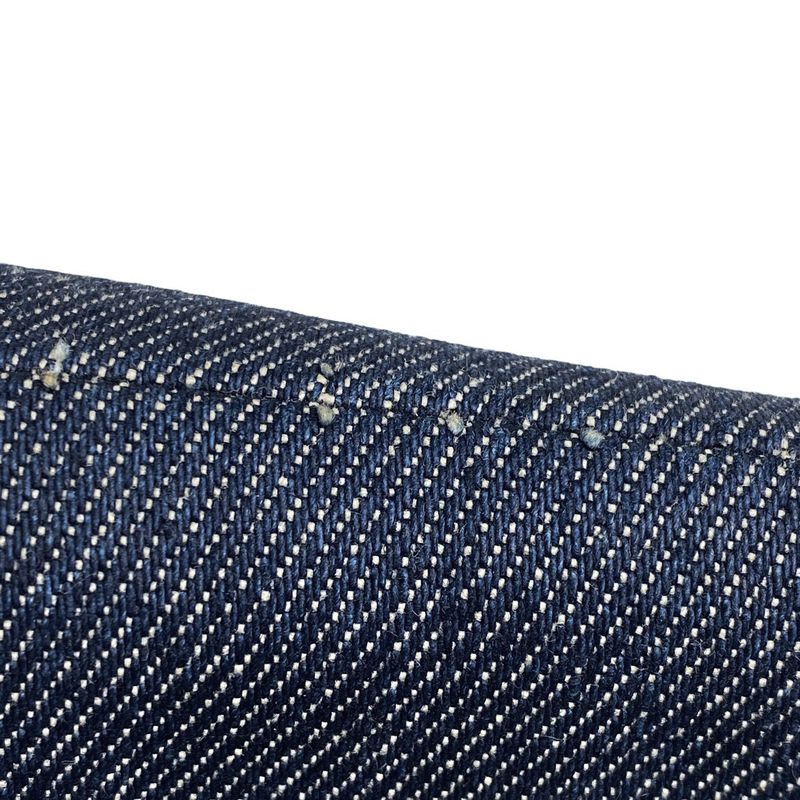 Christian Dior Saddle Bag Handbag One Shoulder Logo Shoulder Bag Denim Navy