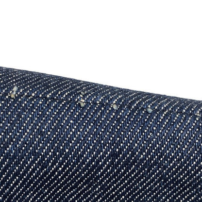 Christian Dior Saddle Bag Handbag One Shoulder Logo Shoulder Bag Denim Navy