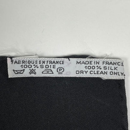 Hermes Carré 90 Kosmima Space Scarf Silk Black Multicolor Women