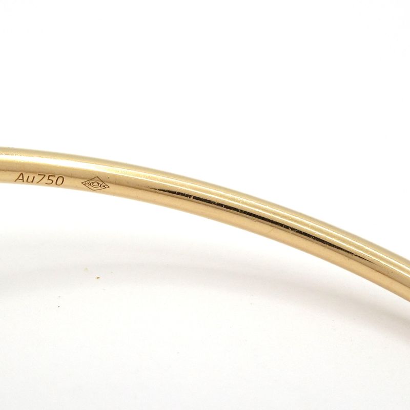 Cartier Earring Juste Un Clou 18K Pink Gold X Diamonds 28P Diamond Clasp