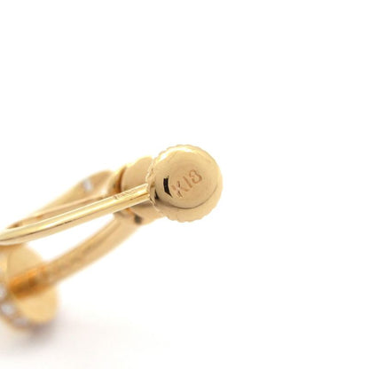 Cartier Earring Juste Un Clou 18K Pink Gold X Diamonds 28P Diamond Clasp