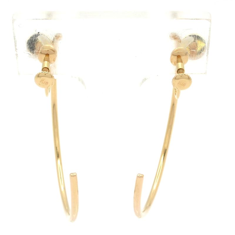 Cartier Earring Juste Un Clou 18K Pink Gold X Diamonds 28P Diamond Clasp