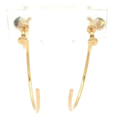 Cartier Earring Juste Un Clou 18K Pink Gold X Diamonds 28P Diamond Clasp