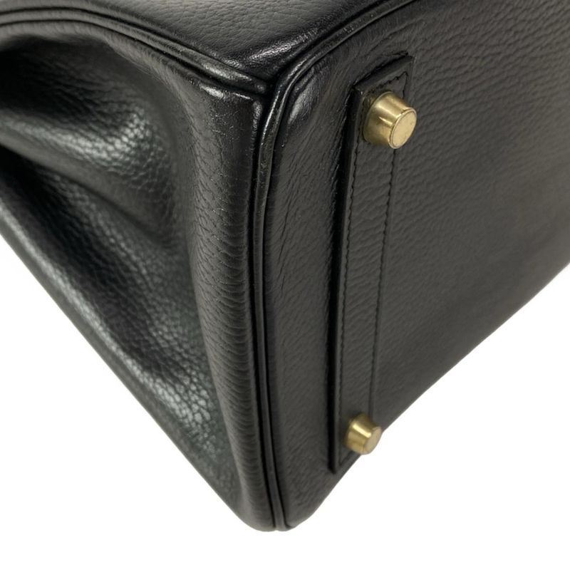 Hermes Haut À Courroies HAC 32 Black Gold Hardware