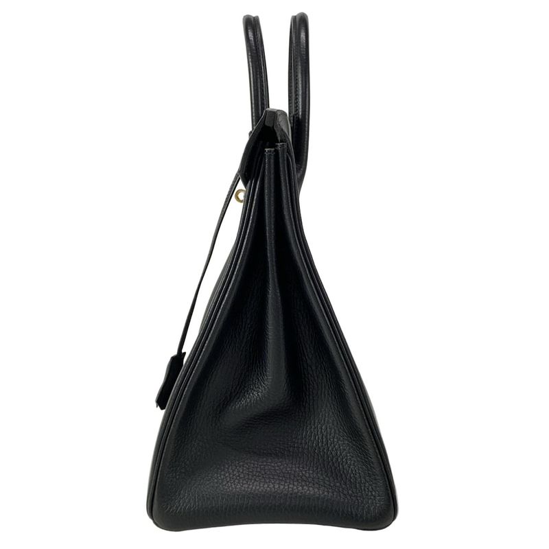 Hermes Haut À Courroies HAC 32 Black Gold Hardware