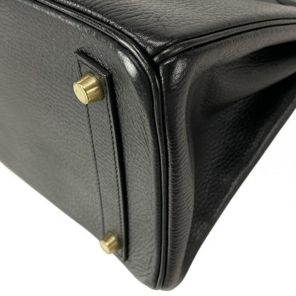Hermes Haut À Courroies HAC 32 Black Gold Hardware