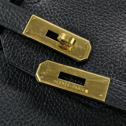 Hermes Haut À Courroies HAC 32 Black Gold Hardware