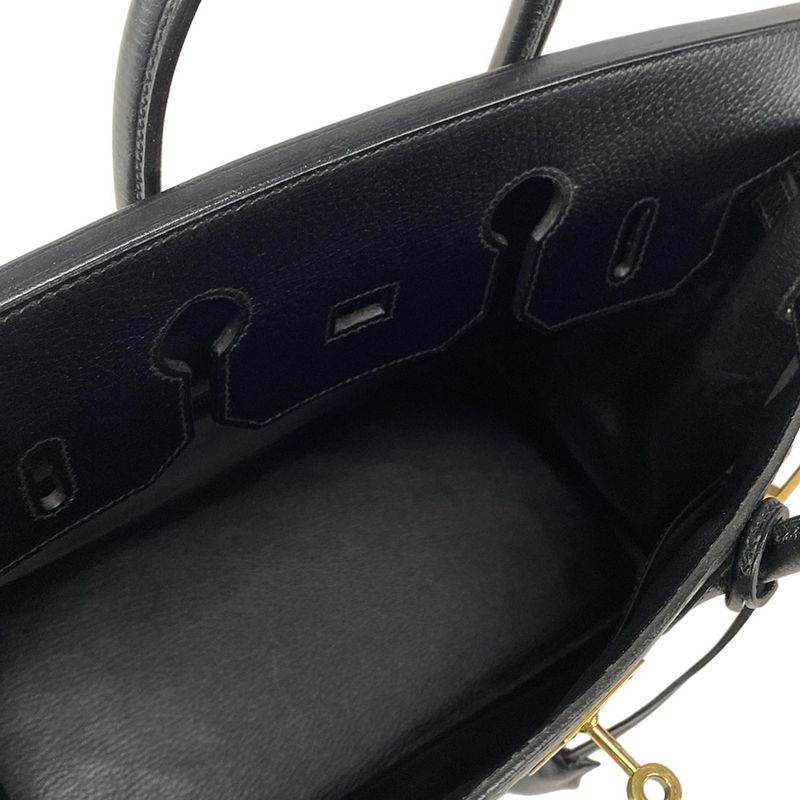 Hermes Haut À Courroies HAC 32 Black Gold Hardware