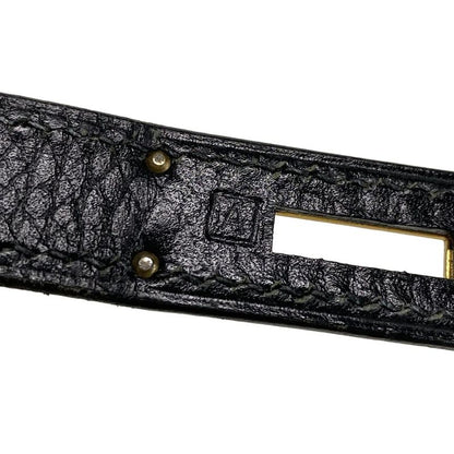 Hermes Haut À Courroies HAC 32 Black Gold Hardware