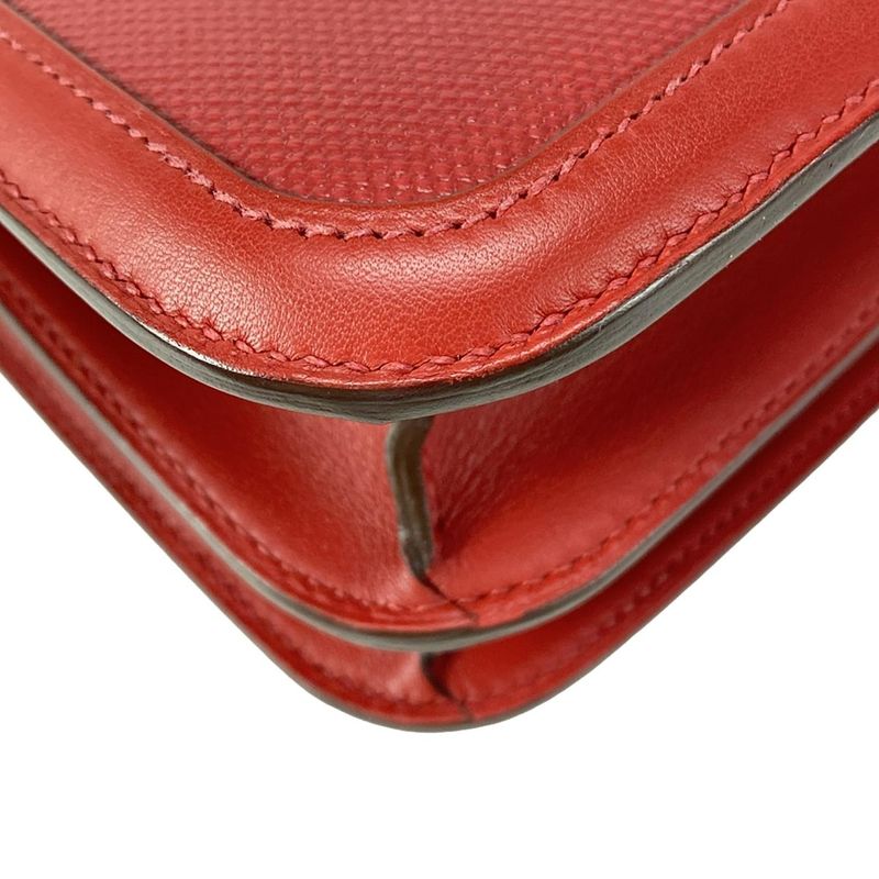 Hermes Constance 3 24 Rouge Piman And Ivory Silver Hardware