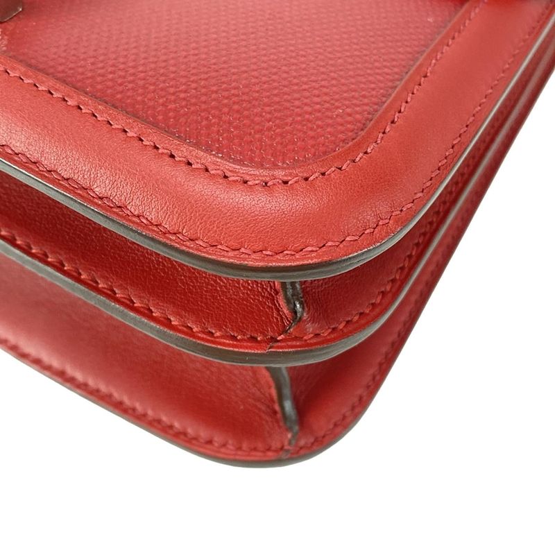 Hermes Constance 3 24 Rouge Piman And Ivory Silver Hardware