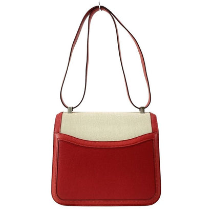 Hermes Constance 3 24 Rouge Piman And Ivory Silver Hardware