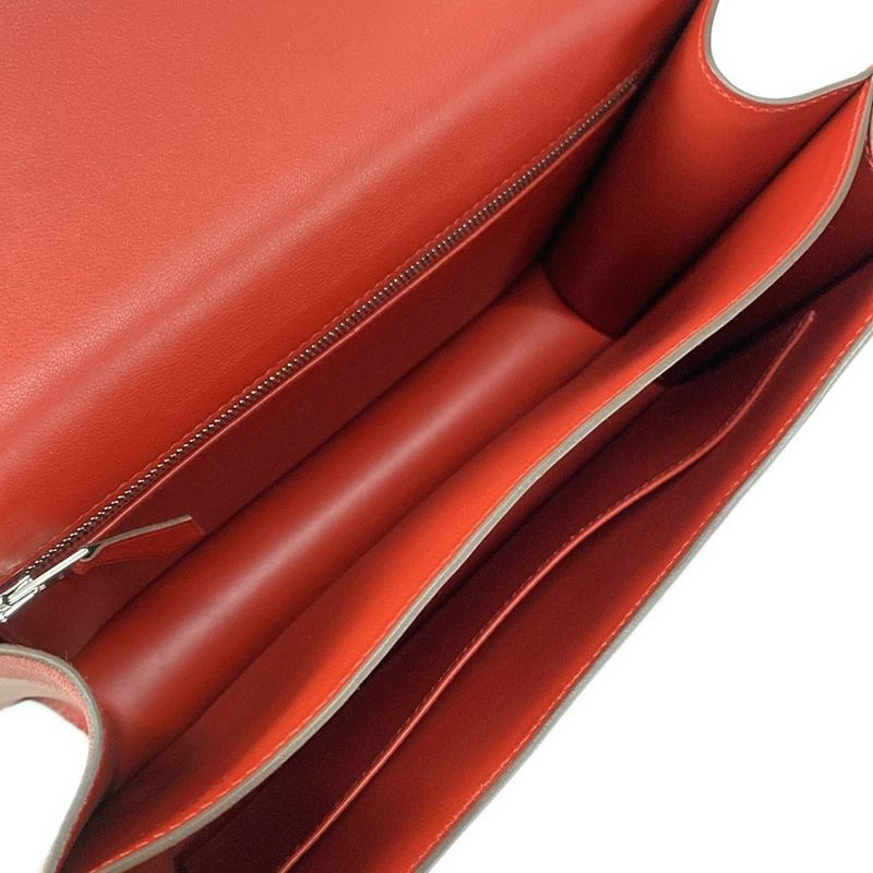 Hermes Constance 3 24 Rouge Piman And Ivory Silver Hardware