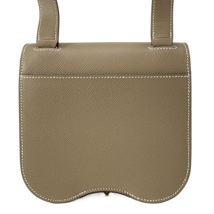 Hermes Shoulder Bag Della Cavalleria Etoupe Gold Hardware