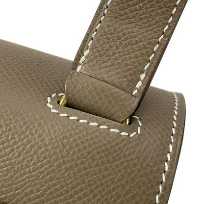 Hermes Shoulder Bag Della Cavalleria Etoupe Gold Hardware