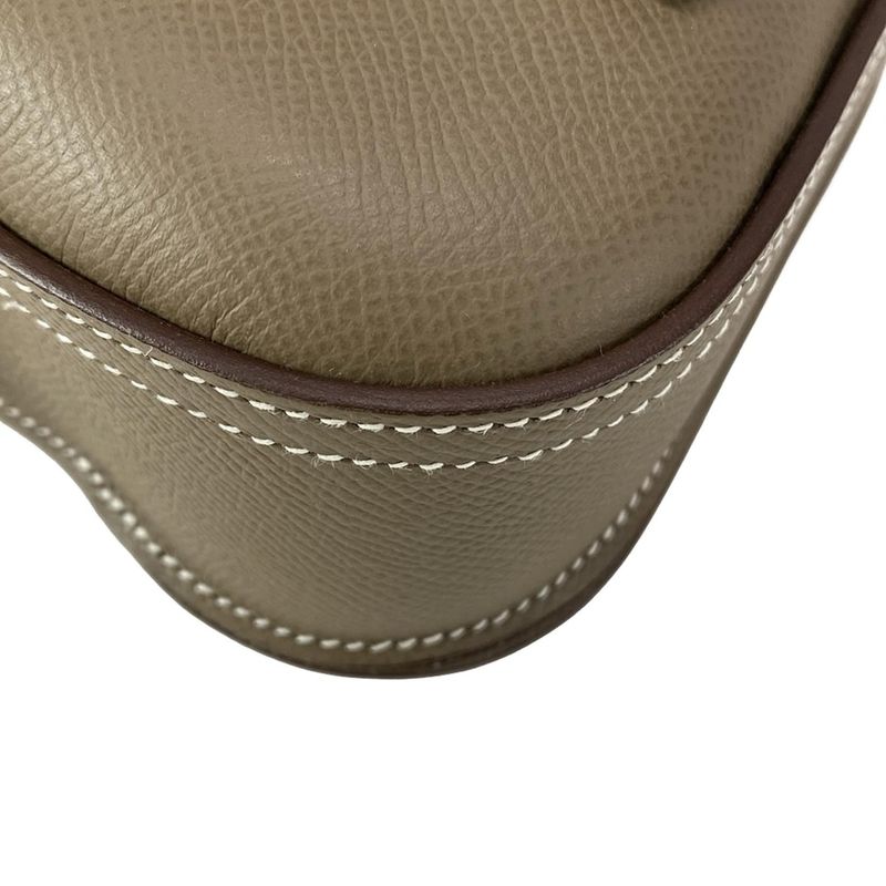 Hermes Shoulder Bag Della Cavalleria Etoupe Gold Hardware