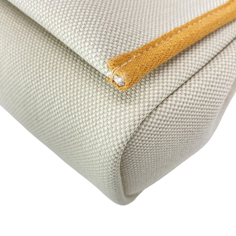 Hermes Shoulder Bag Herbag Her Bag Zip 20 Beige And Natural Sable Silver