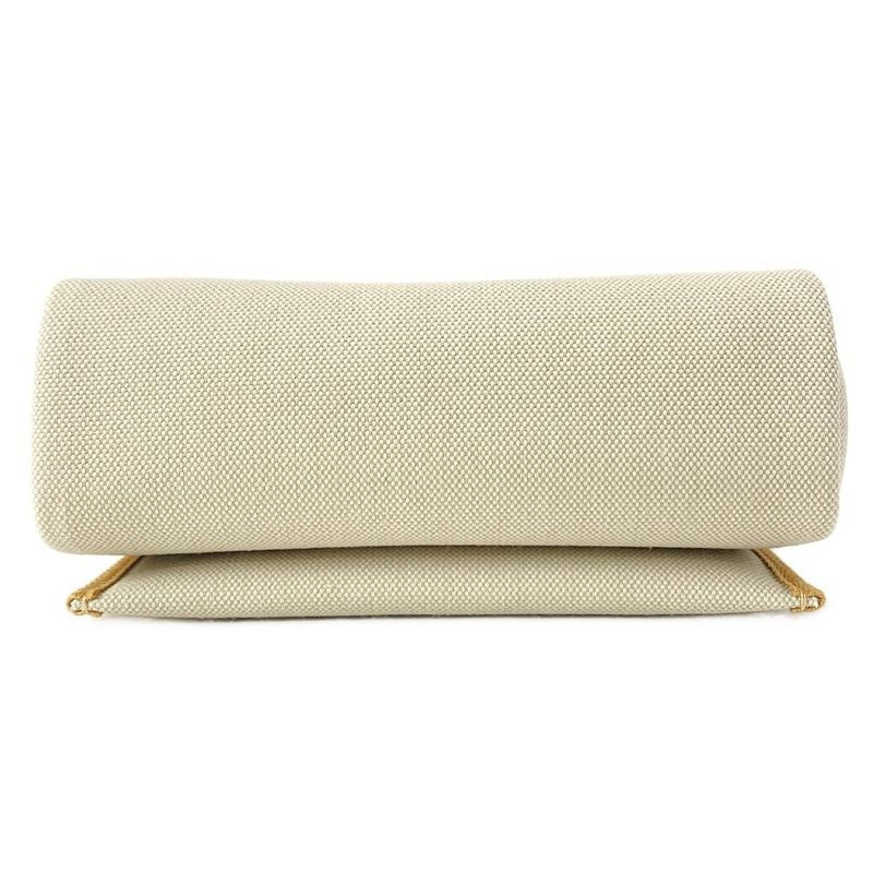 Hermes Shoulder Bag Herbag Her Bag Zip 20 Beige And Natural Sable Silver