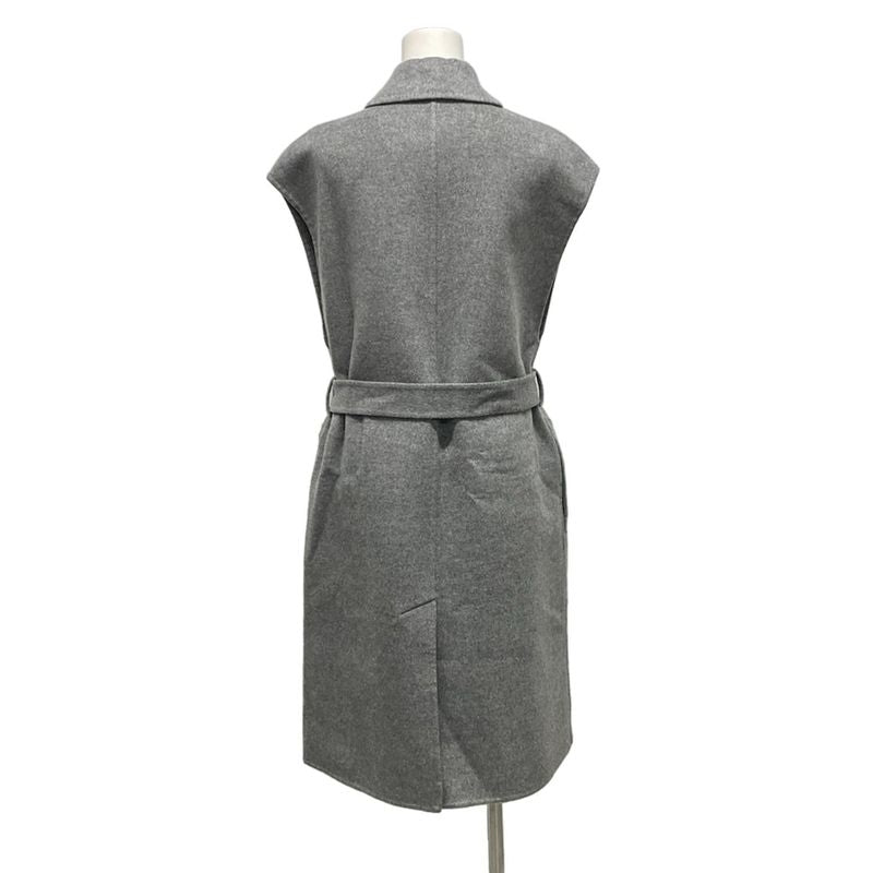 Hermes Vest Size 34 S Women - 4h0101da Grey Long Length Cashmere