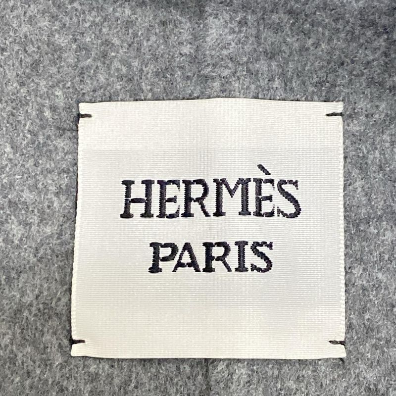 Hermes Vest Size 34 S Women - 4h0101da Grey Long Length Cashmere