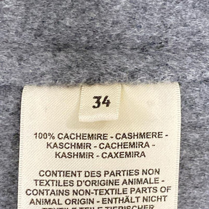 Hermes Vest Size 34 S Women - 4h0101da Grey Long Length Cashmere
